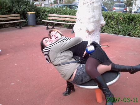 au parc de jeu